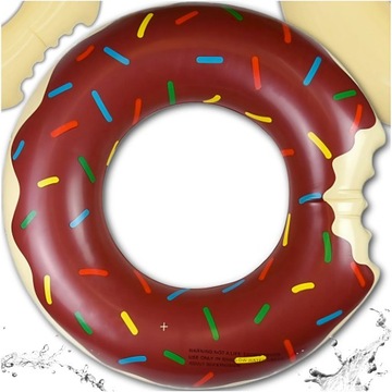 KOŁO DO PŁYWANIA DMUCHANE DO NAUKI DO BASENUY NAD WODĘ RATUNKOWE 120CM XXXL