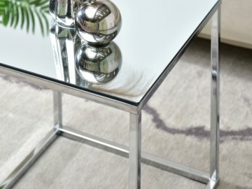 ЗЕРКАЛЬНЫЙ СТОЛ-ПОМОЩНИК ДЛЯ ГОСТИНОЙ BALI S CHROME