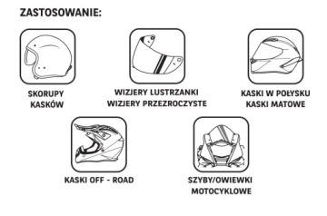 Дорожный набор для чистки мотоциклетного шлема и козырька + сумка