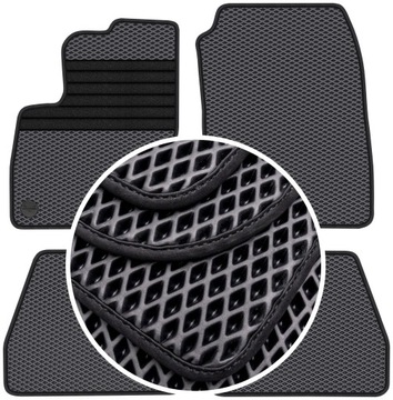 Ford Focus III 2011-2018 Wycieraczki do samochodu EVA ROMBY CZARNE