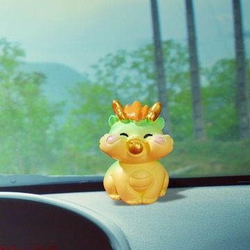 Мини-статуя дракона, настольное украшение для книжной полки, полки в стиле E