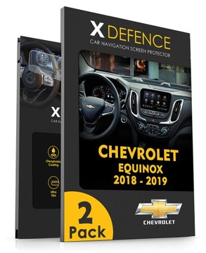 2w1 SZKŁO OCHRONNE NA NAWIGACJĘ EKRAN DO CHEVROLET EQUINOX 2018 - 2019