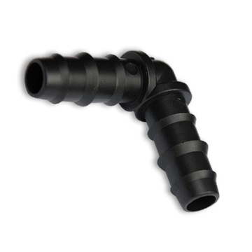 10x KOLANKO PE 20x20 MM WCISKANE WTYK ZŁĄCZKA ŁĄCZNIK WĘŻA WODY NAWADNIA C5