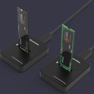 Адаптер SSD Карманный диск NVME/SATA M.2 USB-C емкостью 2 ТБ