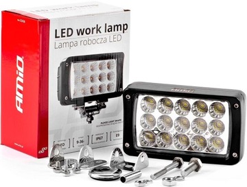 LAMPA ROBOCZA HALOGEN SZPERACZ LED 9-36V 160x90mm