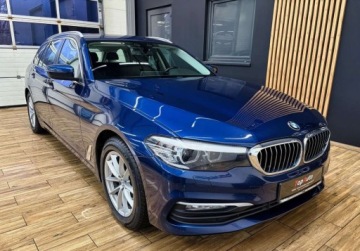 BMW Seria 5 G30-G31 Touring 520d 190KM 2018 BMW Seria 5 2.0D 190KM navi gwarancja LED AUTOMAT bezwypadkowy, zdjęcie 3