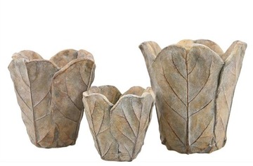 БЕЖЕВО-СЕРЫЙ ЦВЕТОЧНЫЙ ВАЗ 24x19 С ДЕКОРАТИВНОЙ КРЫШКОЙ