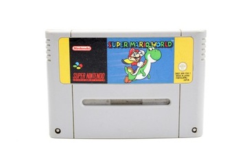Gra Super Mario World / Komplet w pudełku / 3xA / SNES Nintendo SNES