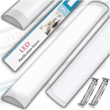 LAMPA OPRAWA LED SUFITOWA NATYNKOWA ŚWIETLÓWKOWA LEDOWA OŚWIETLENIOWA 120cm