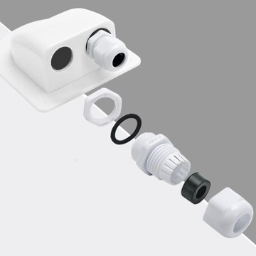 люверс, переходник на крышу для кемпера, СОЛНЕЧНАЯ ПАНЕЛЬ НА ДВУХ КАБЕЛЕЙ