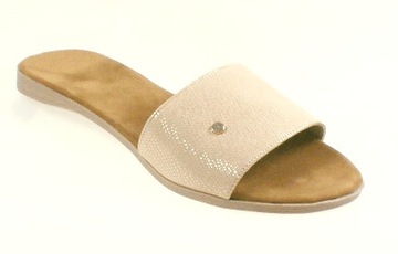 шлепанцы Mario Boschetti 033 бежевого цвета, размер 38