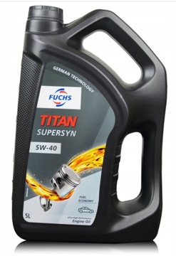 OLEJ SILNIKOWY FUCHS TITAN SUPERSYN 5W40 5L