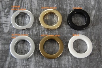 люверсы ПОЛЬСКИЕ люверсы для штор БЕЛЫЕ 1 шт.