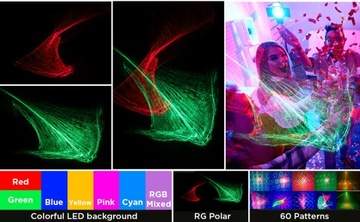 DJ DISCO STAGE LIGHT СВЕТ ДЛЯ ВЕЧЕРИНКИ С ДИСТАНЦИОННЫМ УПРАВЛЕНИЕМ - Питание от аккумулятора