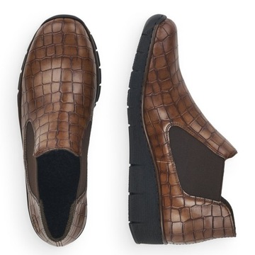 RIEKER коричневые туфли, женские ботильоны 53790