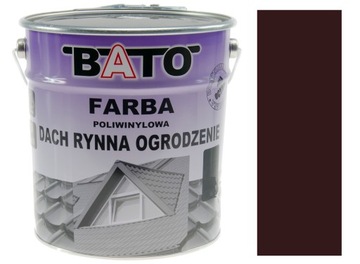FARBA DACH OCYNK ALUMINIUM BLACHĘ BRĄZOWA 8017 10L
