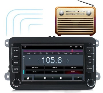 РАДИО 7 ДЮЙМОВ ANDROID 13 SEAT GOLF V VI 6 VW PASSAT B6 B7 SEAT SKODA VOLKSWAGEN