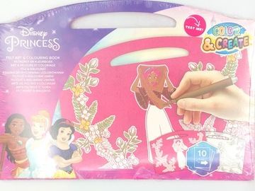 KOLOROWANKA DISNEY PRINCESS COLOR I CREATE NOWOŚĆ