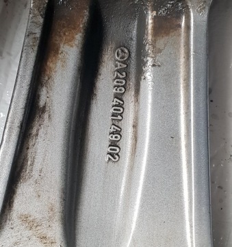 Диск MERC CLK 209 A209 W209 AMG 18 A2094010202