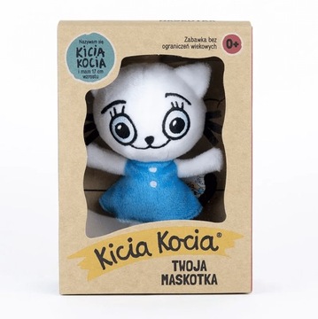 Maskotka przytulanka Kicia Kocia w pudełku 17 cm - prezent dla malucha