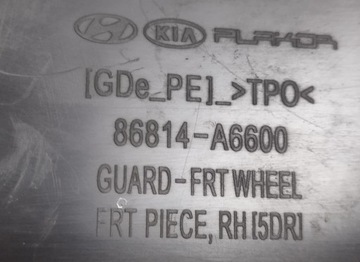134 HYUNDAI I30 II 2012 - 2017 PODBĚH PRAVÉ PŘEDNÍ 86814-A6600