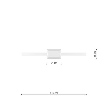 Lampa wisząca RIO 110 złota LED 3000K