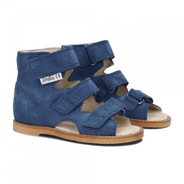 AMEKO 1010 OBUWIE DZIECIĘCE PROFILAKTYCZNE KOREKCYJNE JEANS R 30