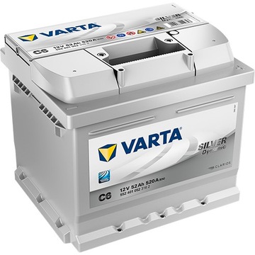 Akumulator Varta Silver C6 12V 52Ah 520A