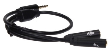 АДАПТЕР TB 4-PIN MINI JACK 3.5 ДЛЯ PS4 МИКРОФОН+ТЕЛЕФОНЫ