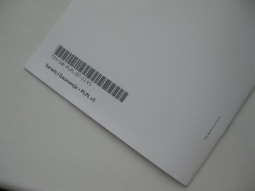 СЕРВИСНАЯ КНИГА TOYOTA ПОЛЬША - ГАРАНТИЯ