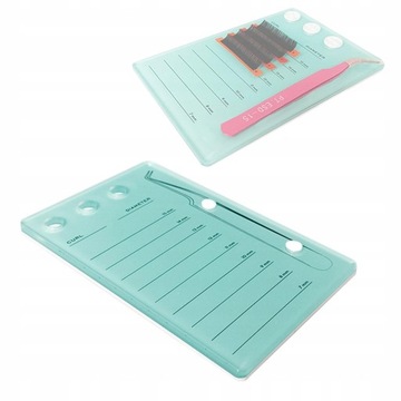 Бесцветные акриловые ресницы Палитра клеевых ресниц