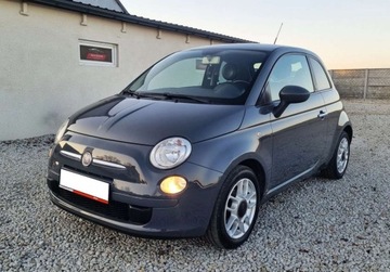 Fiat 500 II Seria 1 1.2 69KM 2011 Fiat 500 SLICZNY 1.2 Benzyna BOGATA WERSJA Oryginal ZADBANY Serwis 2012r G, zdjęcie 4