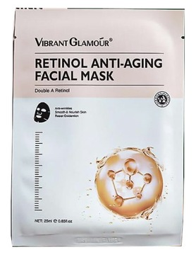 MASKA w płacie retinol przeciw starzeniowy odnowa komórek skóry 25 ml