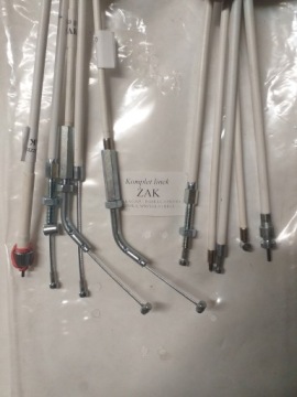 KOMPLET LINEK ŻAK BIAŁE