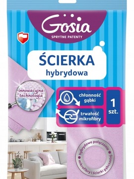 Gosia Ścierka Mikrofibra Hybrydowa Powlekana PU 1