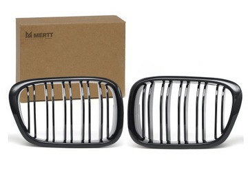 GRILL nerki atrapa BMW 5 E39 LIFT czarny połysk 2000-2004 M PAKIET