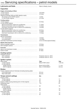 OPEL VECTRA III 2.2 БЕНЗИНОВЫЙ 02-04 ОПИСАНИЕ РЕМОНТА