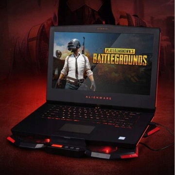 ОХЛАЖДАЮЩАЯ ПОДСТАВКА STRONG ДЛЯ НОУТБУКА СО СВЕТОДИОДНЫМ ДИСПЛЕЕМ 9–17 ДЮЙМОВ