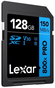 Lexar High-Performance 800x PRO 128Gb SDXC LSD0800P128G-BNNNG