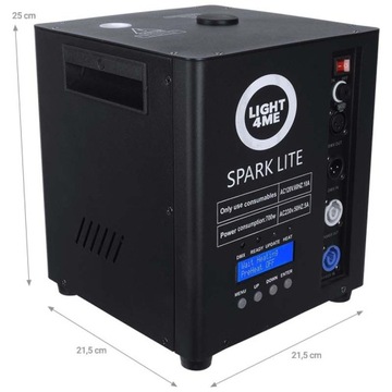 ХОЛОДНЫЙ ФЕЙЕРВЕРК ГЕНЕРАТОР ИСКРЫ LIGHT4ME Spark LITE ФЕЙЕРВЕРК ФОНТАН