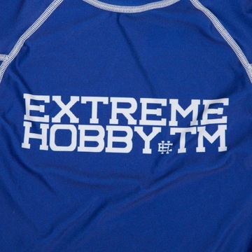 Мужская футболка MMA BJJ Crossfit, синяя XL EXTREME HOBBY
