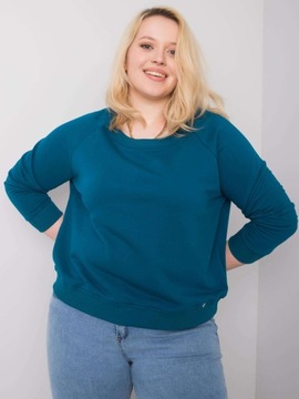 Gładka BLUZKA DAMSKA wygodna PLUS SIZE - XL