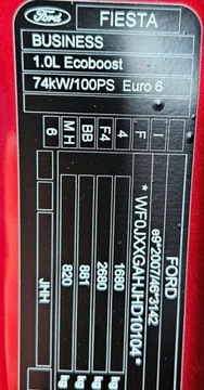 Ford Fiesta VIII Hatchback 3d 1.0 EcoBoost 100KM 2018 Ford Fiesta AUTOMAT, Niski przebieg, Zarejestrowany Benzyna Benzyna 100KM, zdjęcie 29
