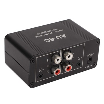 Mini wzmacniacz audio z redukcją szumów w aluminiowej obudowie