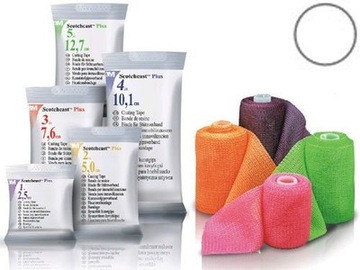 3M Scotchcast - lekki gips 5cm x 3,6m - biały