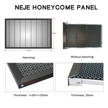 NEJE H8554 Сотовая панель 540X850 мм