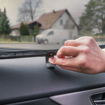 Автомобильные СОЛНЦЕЗАЩИТНЫЕ ШТОРЫ 2 шт Heyner