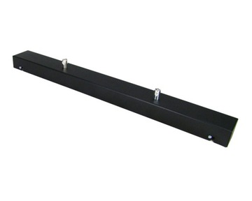 Podsufitka Sufitowa prostokątna 50cm czarna 2 otw.