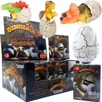 Figurka plastikowa Dinozaur w jaju JAJO ROSNĄCY