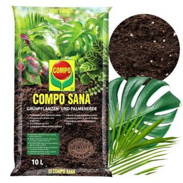 ПОЧВА для зелени и пальм 10л КОМПО